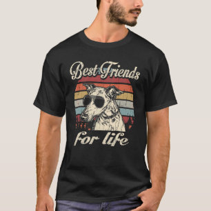 Italian Greyhound Best Friends For Life  Vintage R T-Shirt
