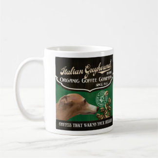 Italian Greyhound Brand - Organic Coffee Company Coffee Mug