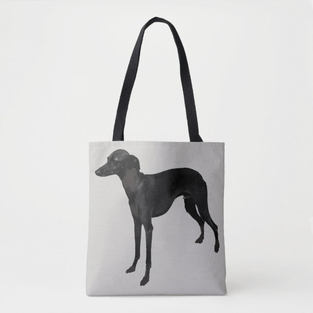 Italian Greyhound Canvas Tote Bag (Front)