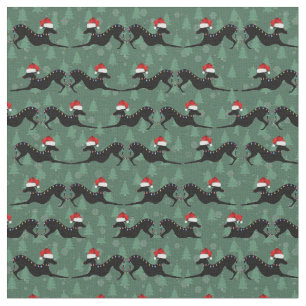 Italian Greyhound Christmas Fabic Fabric