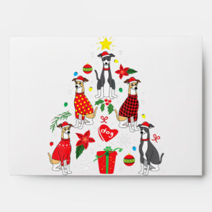 Italian Greyhound Christmas Ornament Tree Dog Mum Envelope