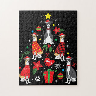Italian Greyhound Christmas Ornament Tree Dog Mum Jigsaw Puzzle