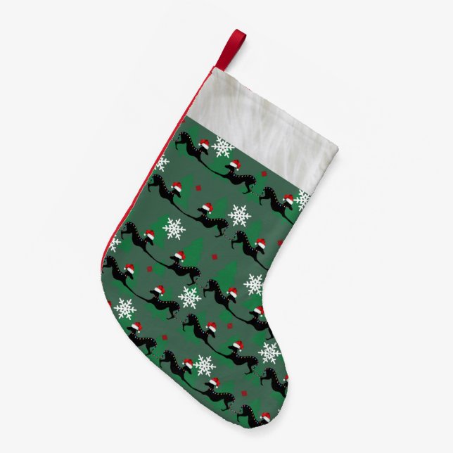 Italian Greyhound Christmas Stocking (Front (Hanging))