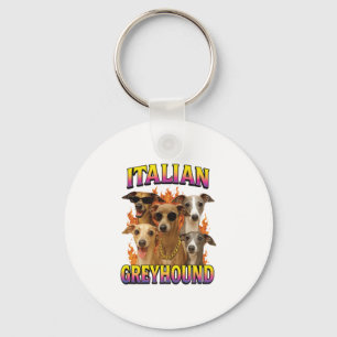 Italian Greyhound Copy Key Ring