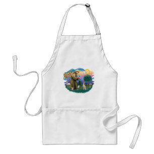 Italian Greyhound (cream) Standard Apron