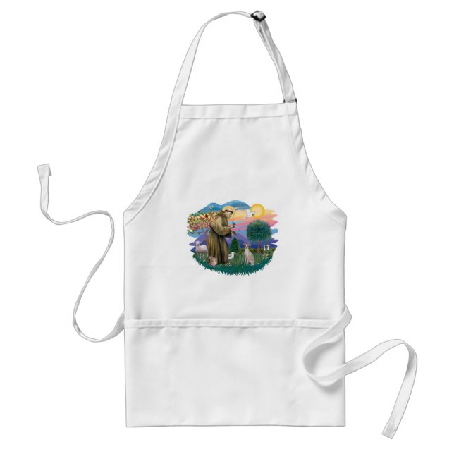 Italian Greyhound (cream) Standard Apron (Front)