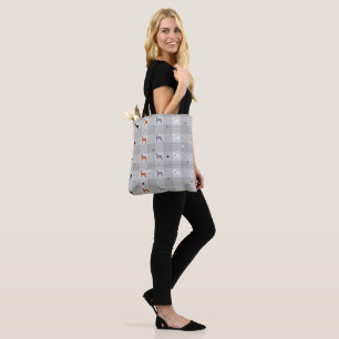 Italian Greyhound Dog  Bag, Iggy. Tote Bag