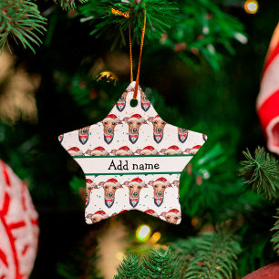 Italian Greyhound Dog Breed Christmas Ceramic Tree Decoration