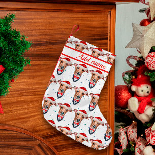 Italian Greyhound Dog Breed Christmas Small Christmas Stocking