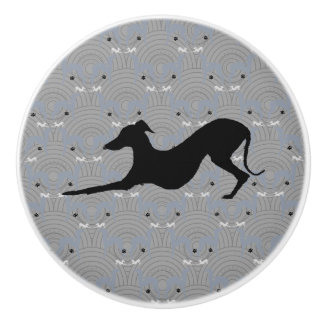 Italian Greyhound Dog Cabinet Knob Pull Iggy