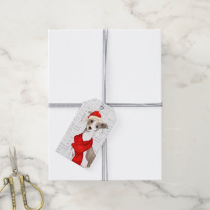 Italian Greyhound Dog Christmas Gift Tags