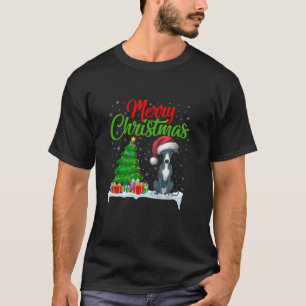 Italian Greyhound Dog Christmas Tree Lights Xmas D T-Shirt