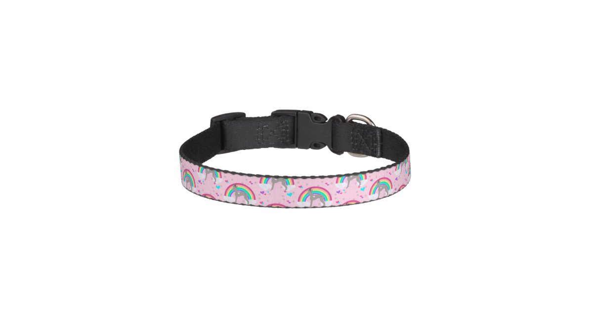 Italian Greyhound Dog Collar Iggy Unicorn Print Pet Collar Zazzle Co Uk