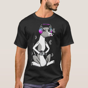 Italian Greyhound Dog Gamer Video Gaming Italian S T-Shirt