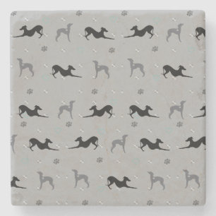 Italian Greyhound Dog Iggy Coaster Print