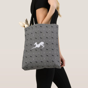 Italian Greyhound Dog Iggy Shopping Tote