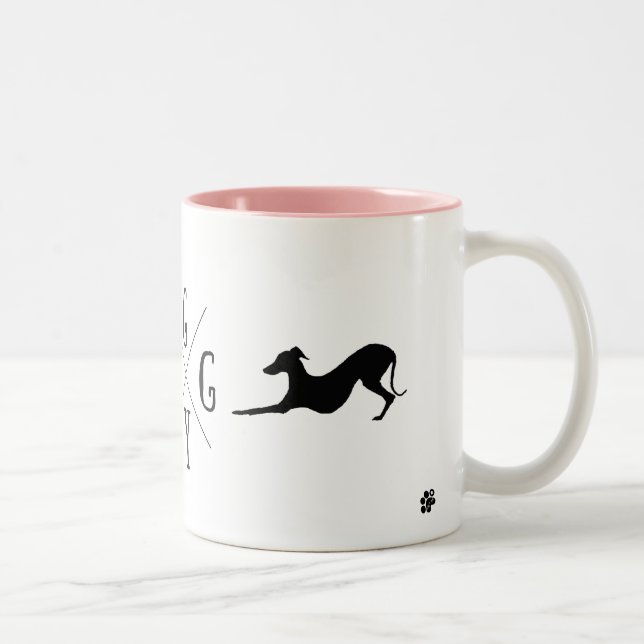 Italian Greyhound Dog Mug Cup (Right)