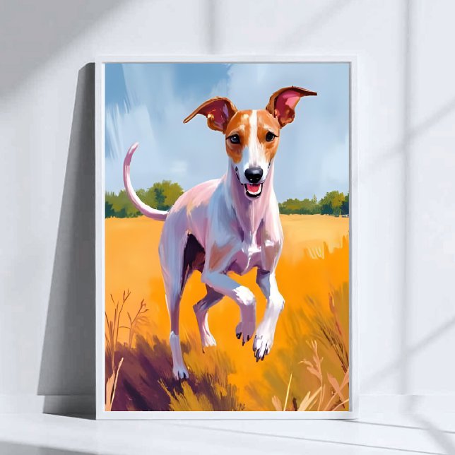 Italian Greyhound Dog Painting Poster (Creator Uploaded)