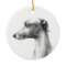 Italian Greyhound dog portrait Personalised text