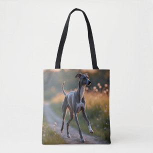 Italian Greyhound Elegant Shoulder Tote Bag