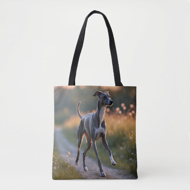 Italian Greyhound Elegant Shoulder Tote Bag (Front)