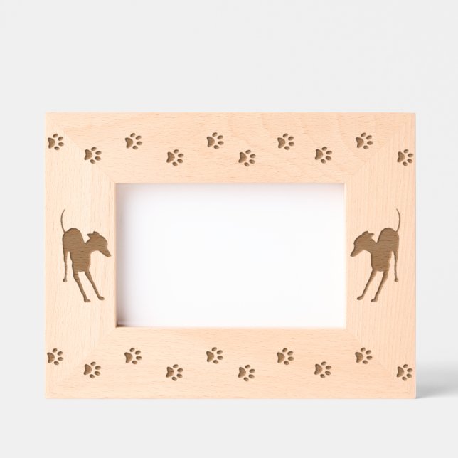 Italian Greyhound Etched Frames (Front)