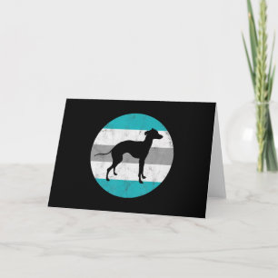 italian greyhound gift men women boys girls holiday card