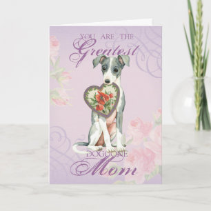 Italian Greyhound Heart Mum Card