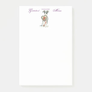 Italian Greyhound Heart Mum Post-it Notes
