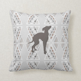 Italian Greyhound Home Decor Pillow Silly Iggy