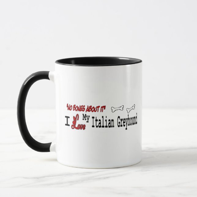 Italian Greyhound (I Love) Mug (Left)
