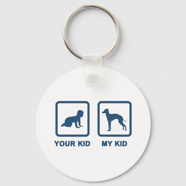 Italian Greyhound Key Ring (Front)