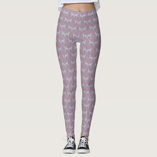 Italian Greyhound Leggings, Lularoe Leggings (Front)