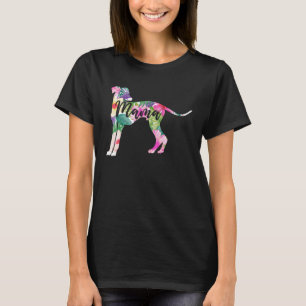 Italian Greyhound Mama Mum Flowers Mother s Day T-Shirt