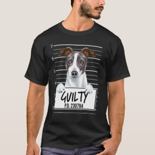 Italian Greyhound Mugshot Guilty Dog T-Shirt