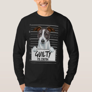 Italian Greyhound Mugshot Guilty Dog T-Shirt