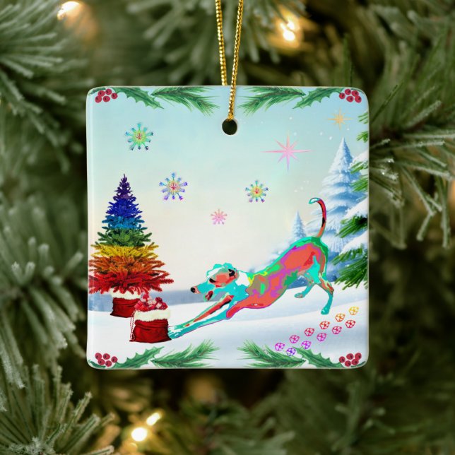 Italian Greyhound Ornament (Tree)
