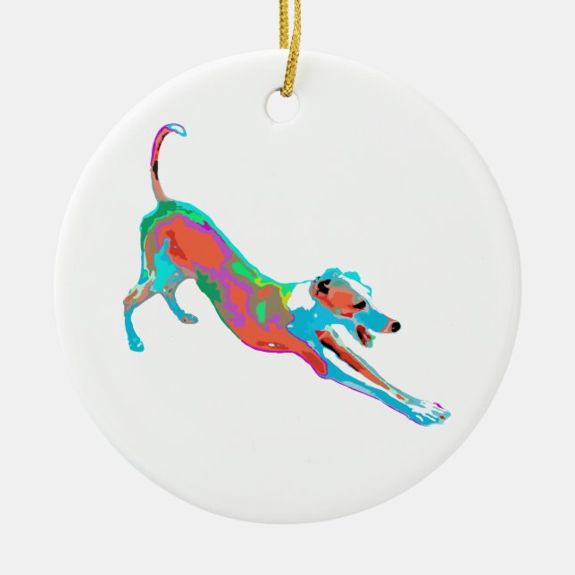 Italian Greyhound Ornament (Front)