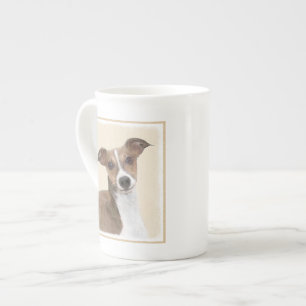 Italian Greyhound Painting - Cute Original Dog Art Bone China Mug