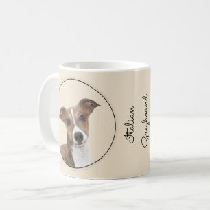 Italian Greyhound Painting - Cute Original Dog Art Coffee Mug