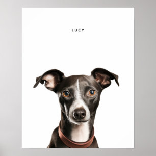 Italian Greyhound Personalized Print