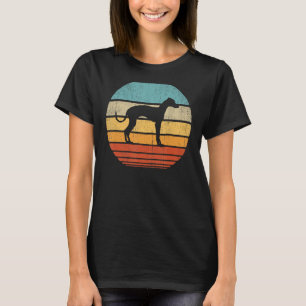 Italian Greyhound Retro Vintage 60s 70s Sunset Dog T-Shirt