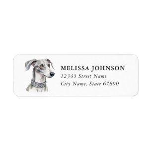 Italian Greyhound Return Address Labels