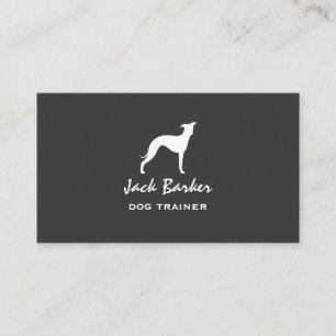 Italian Greyhound Silhouette Business Card