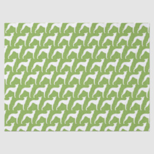 Italian Greyhound Silhouettes Pattern Tissue Paper