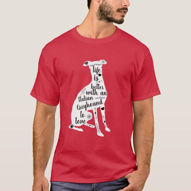 Italian Greyhound T-Shirt (Front)