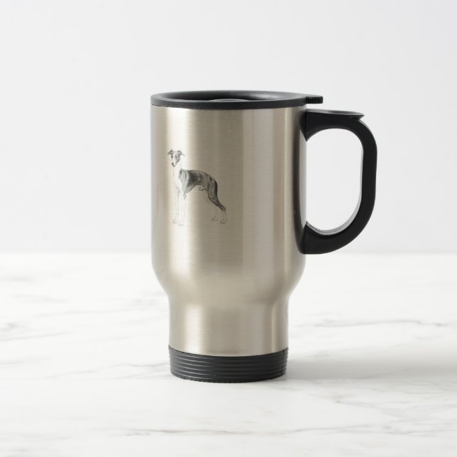 Italian Greyhound Travel Mug (Right)