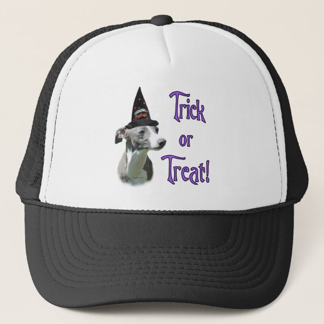 Italian Greyhound Trick Trucker Hat (Front)