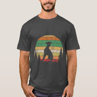 Italian Greyhound Vintage Silhouette 60S 70S Dog T-Shirt