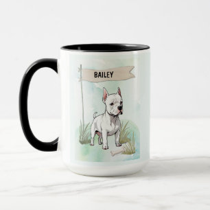Italian Greyhound Watercolor Personalised D Mug